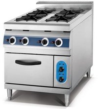 4 Burner Gas Cooking Range With Oven