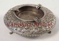 Antique Silver Ashtray