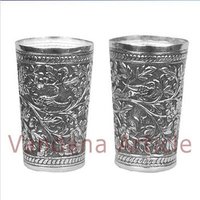 Elegant Silver Glasses