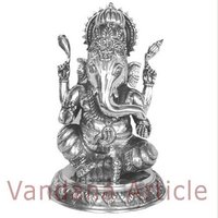 Silver Ganesha Statue