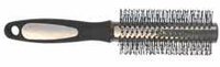 Rubberised Coating Grip Hair Brush
