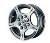 12-Inch, Black Machined Alloy Wheels