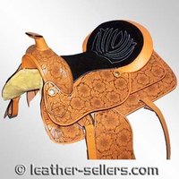 Laser Embossed Western Saddle