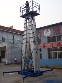 Double Mast Aluminum Lift