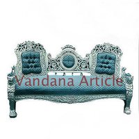 Handcrafted Silver Sofa