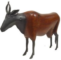 Elegant Cow Sculpture