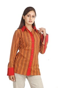 Block Print Ladies Shirts