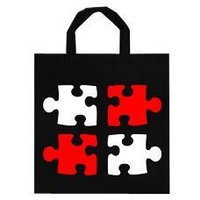Black Colored Designer Promotional Bag