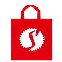 Red Colored Promotional Bag With Short Handle