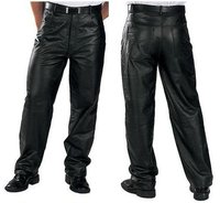 Mens Leather Trousers