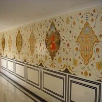 Copper Leaf Work Painting