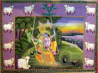 Designer Radha Krishna Paintings