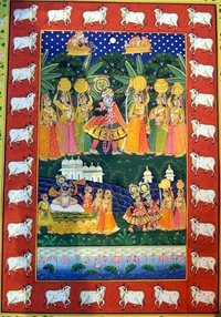Radha Krishna Designer Paintings