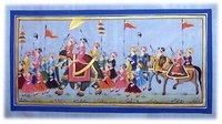 Savari Paintings On Silk