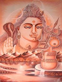Shiv Ji Cotton Paintings