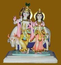 Marble Radha Krishana Sculptures