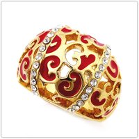 Promotion New Arrival Fashion Jewelry Gold Plated Ring