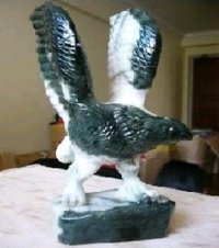 Jade Made Bird Statue