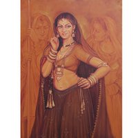 Rajasthani Women Painting