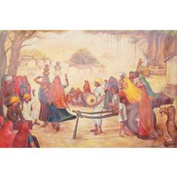 Rural Rajasthani Village Paintings