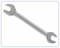 Double Ended Jaw Spanner Short Pattern