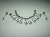 Silver Necklace Set