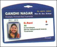 Designer Plastic Sticker Card