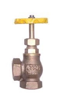 Bronze Angle Wheel Valve Right Angle Pattern
