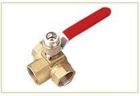 3 Way Brass Ball Valve