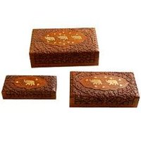 Rectangular Decorative Wooden Box