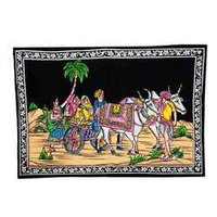 Traditional Fabric Wall Painting