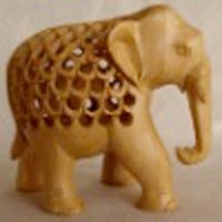 Wooden elephant