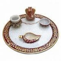 Marble Pooja Thali