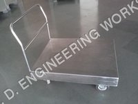 Stainless Steel Wheeled Platform Trolley