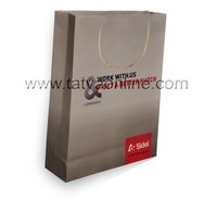 Printed White Craft Paper Bag