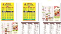 Menu Card Printing Services