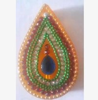 Acralic Drop Shape Kumkum Box