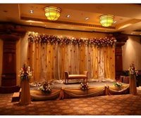Beautiful Stage And Concert Background Drape Curtains Stand Tent