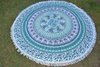 Cotton Fabric Indian Round Mandala Animal Print Towel Roundie