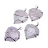 Natural Stone Energized Rose Quartz Wrapped Heart Energy Pendant