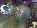 ELEPHANT WITH WOODEN BASE
