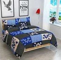 Comfy Microfiber Printed Double Bedsheets