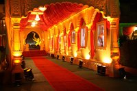 Wedding Fiber Entrance