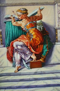 Hand Made Acrylic Painting-Old Masters