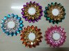 3 Layered Floral Design Floating Diya