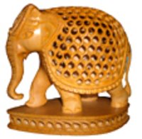 Wood Elephant Undercut