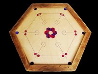 Carrom Board Hexagon