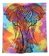 Multi Color Elephant Tapestry
