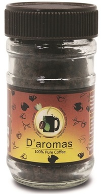 D'aromas 100% Pure Coffee 50Gm Bottle