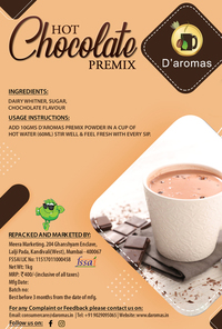 D'aromas Hot Chocolate Premix Ready to Make